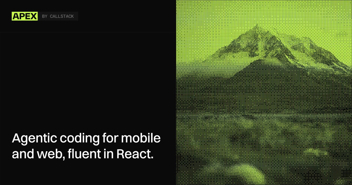 Apex - Agentic coding model optimized for mobile and web development